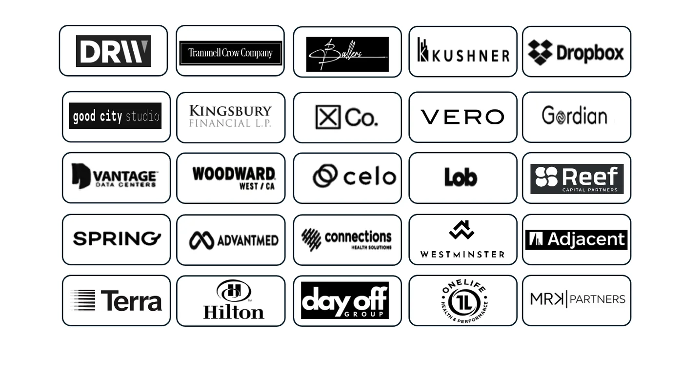 Logos of organizations shown on pferred.com