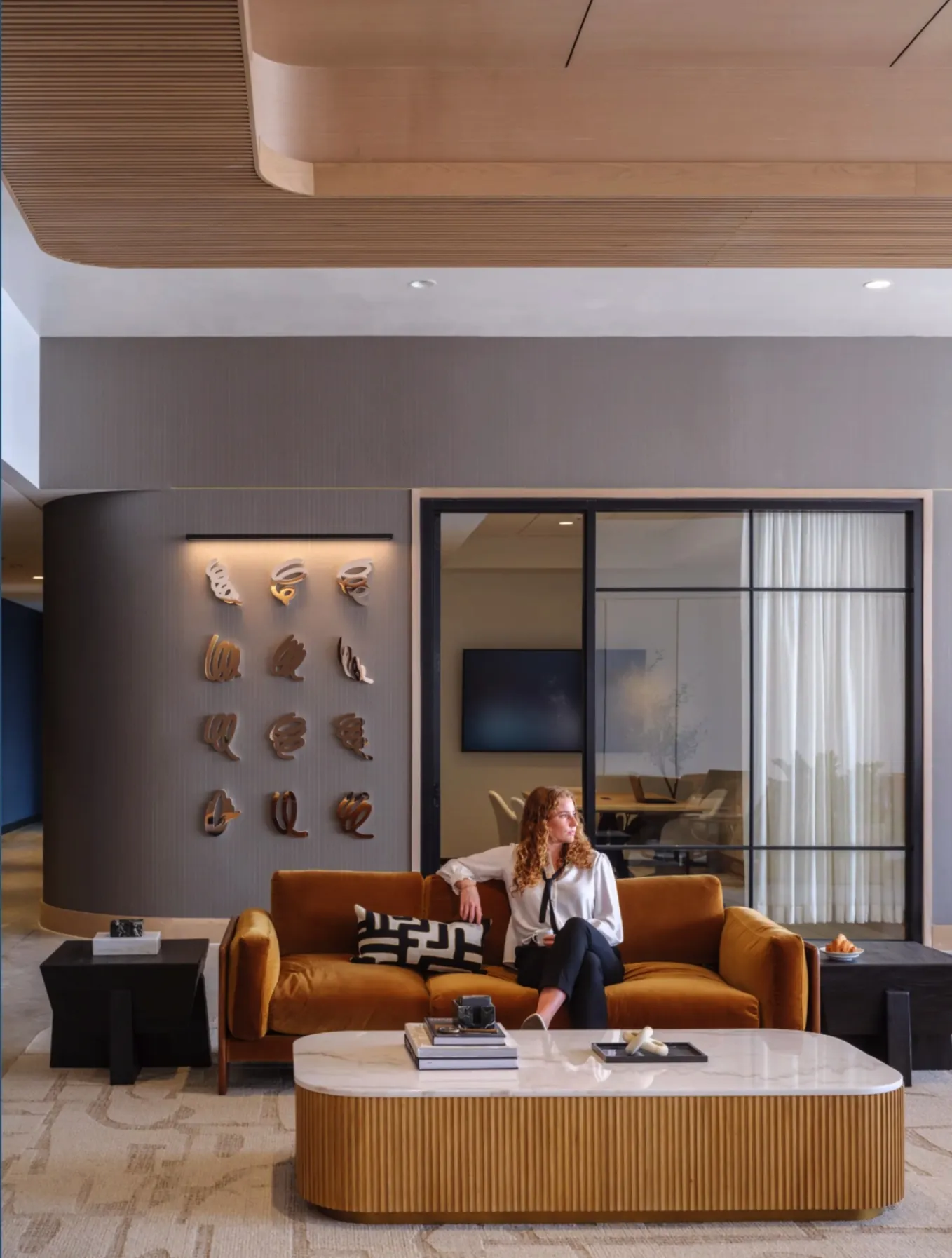 Lounge seating from a Pferred project